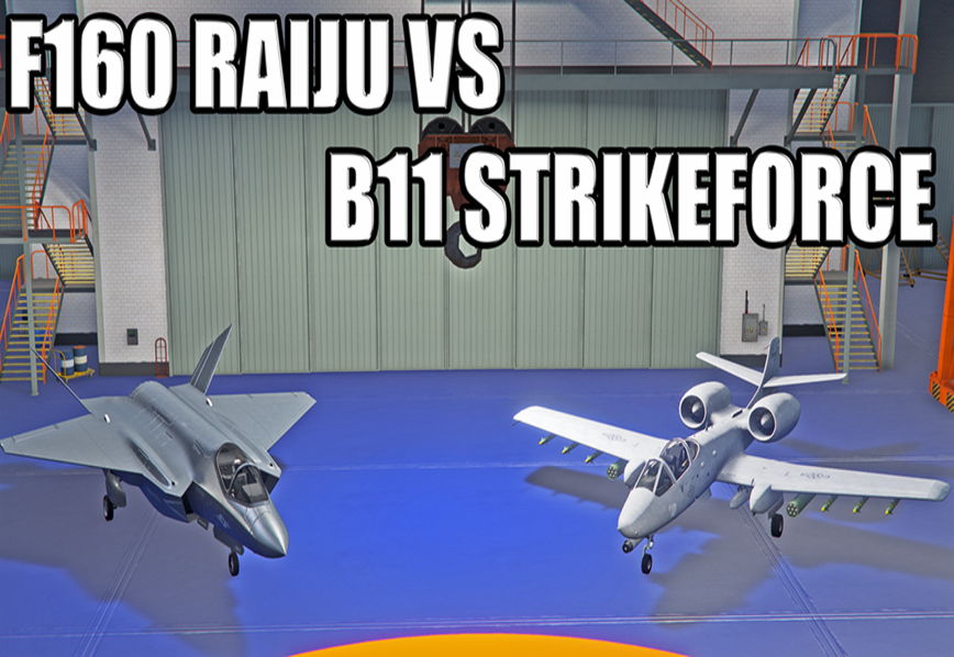 F160 Raiju vs. B11 Strikeforce: Comparing the Top Aircraft in GTA Online