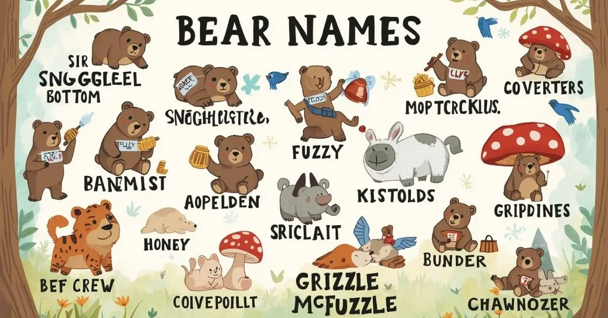funny bear names