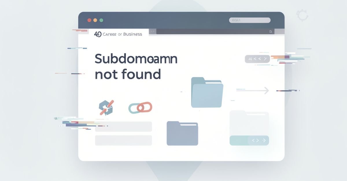 Keine Karriere-Subdomain Gefunden