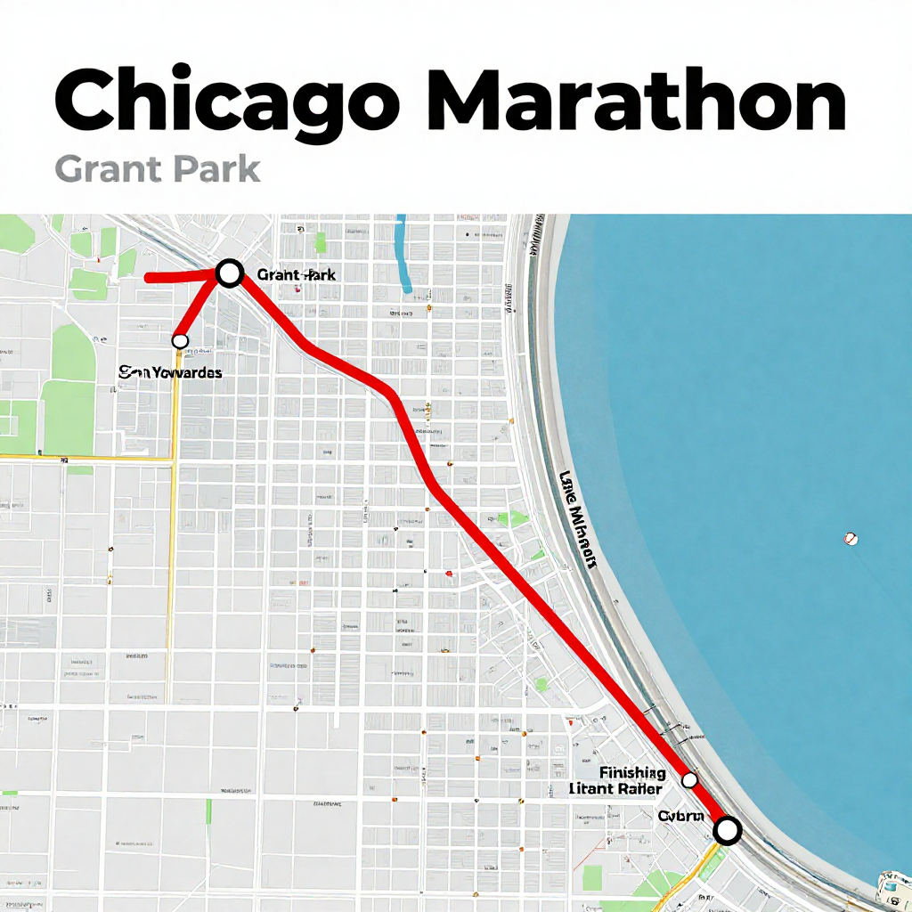 Chicago Marathon Route